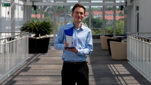 Beim SAXEED-Ideenwettbewerb gewann der Student der TU Chemnitz den 1. und 2. Platz in der Kategorie Studierende